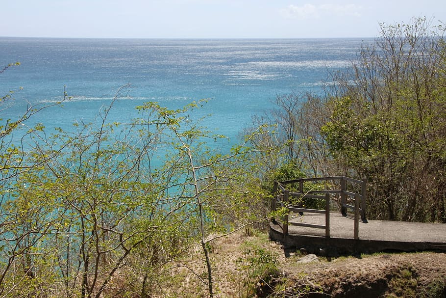 Caribbean, View, Sea, Island, Holiday, landscape, nature, guadeloupe, HD wallpaper
