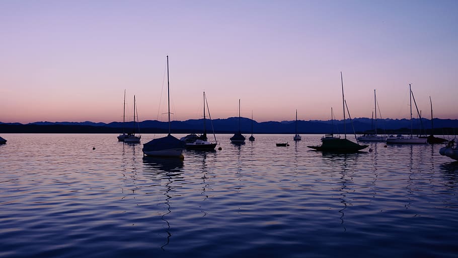 lake, boot, sailing boat, ship, nautical vessel, water, transportation HD wallpaper
