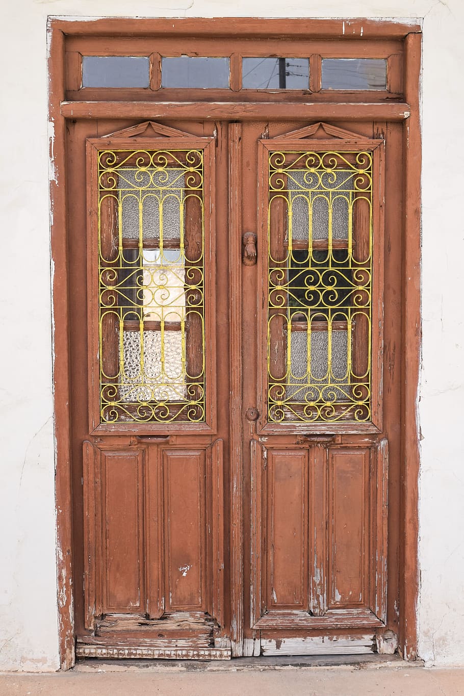Door, Brown, Old, Aged, Weathered, old door, entrance, wooden HD wallpaper