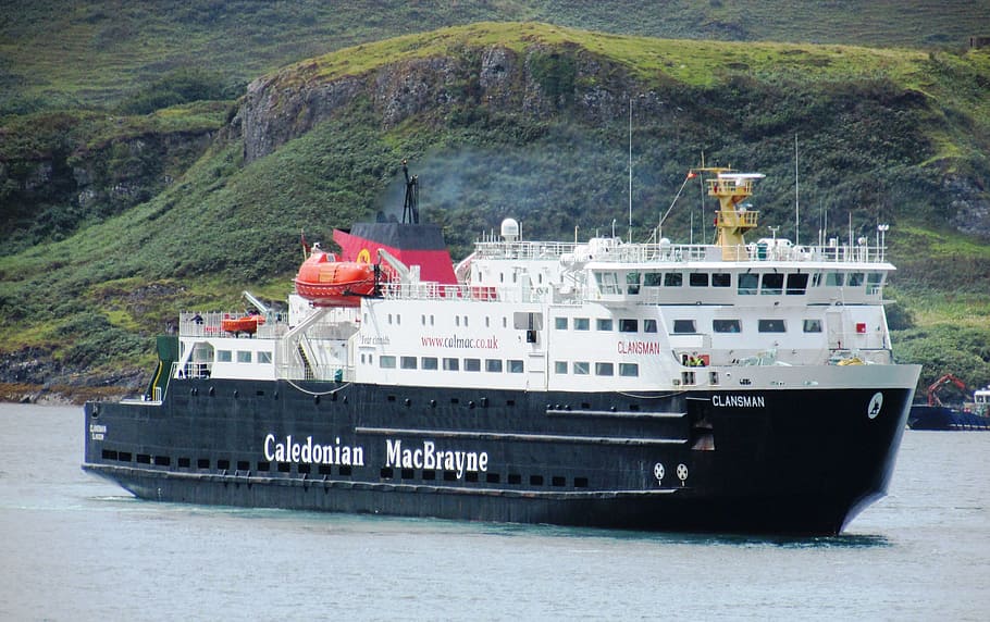 scotland, oban, ferry, calmac, caledonian macbrayne, transportation, HD wallpaper