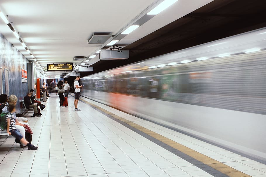 people in train station, Ubahn, Transport, public transport, underground, HD wallpaper
