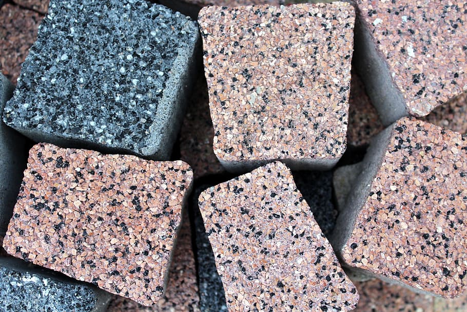cube, paving slabs, pavement, stone, texture, masonry, construction elements HD wallpaper