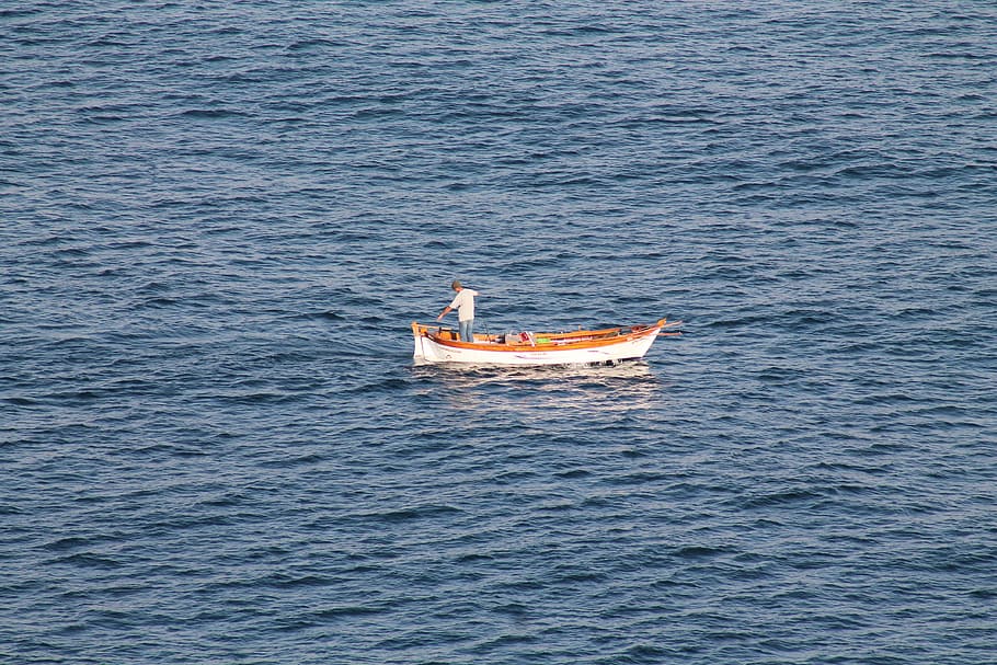 m, fish, sailor, water, nautical vessel, sea, transportation HD wallpaper