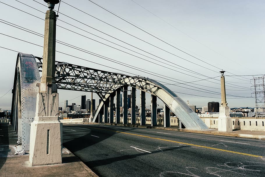 bridge, street, architecture, bridge - Man Made Structure, transportation HD wallpaper