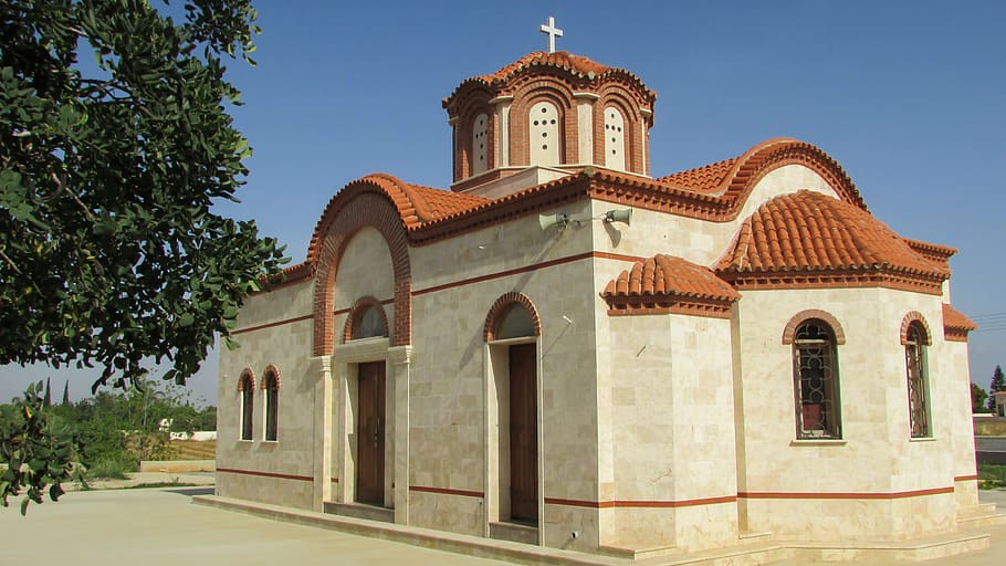 cyprus, paralimni, ayios markos, church, orthodox, architecture, HD wallpaper