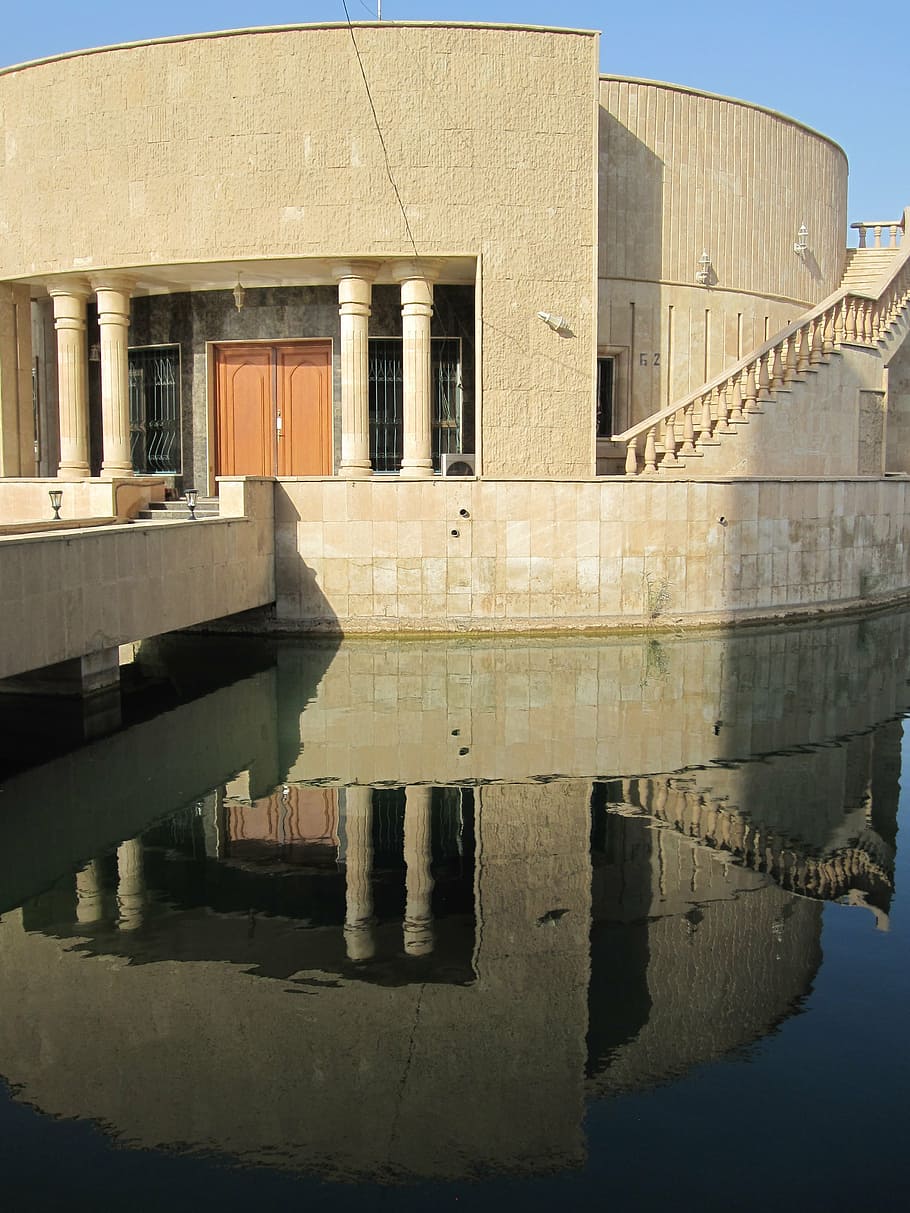 reflection, lake, water, building, built structure, architecture HD wallpaper