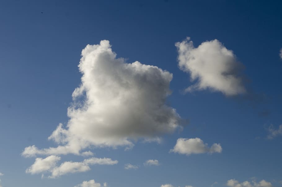 cloud, sky, blue, clouds, blue sky, nature, weather, air, day HD wallpaper