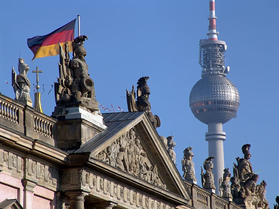 Fernsehturm, Germany, berlin, architecture, facade, tv tower HD wallpaper