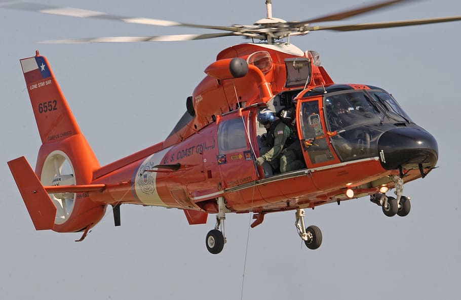 Helicopter, Mh-65 Dolphin, search and rescue, sar, twin-engine, HD wallpaper