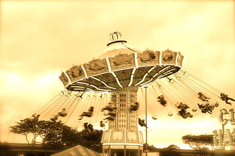 Swing, Fair, Carnival, Ride, Amusement, fun, park, funfair HD wallpaper