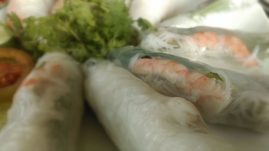 spring rolls, vietnamese, kitchen, cooking, asian, chinese HD wallpaper