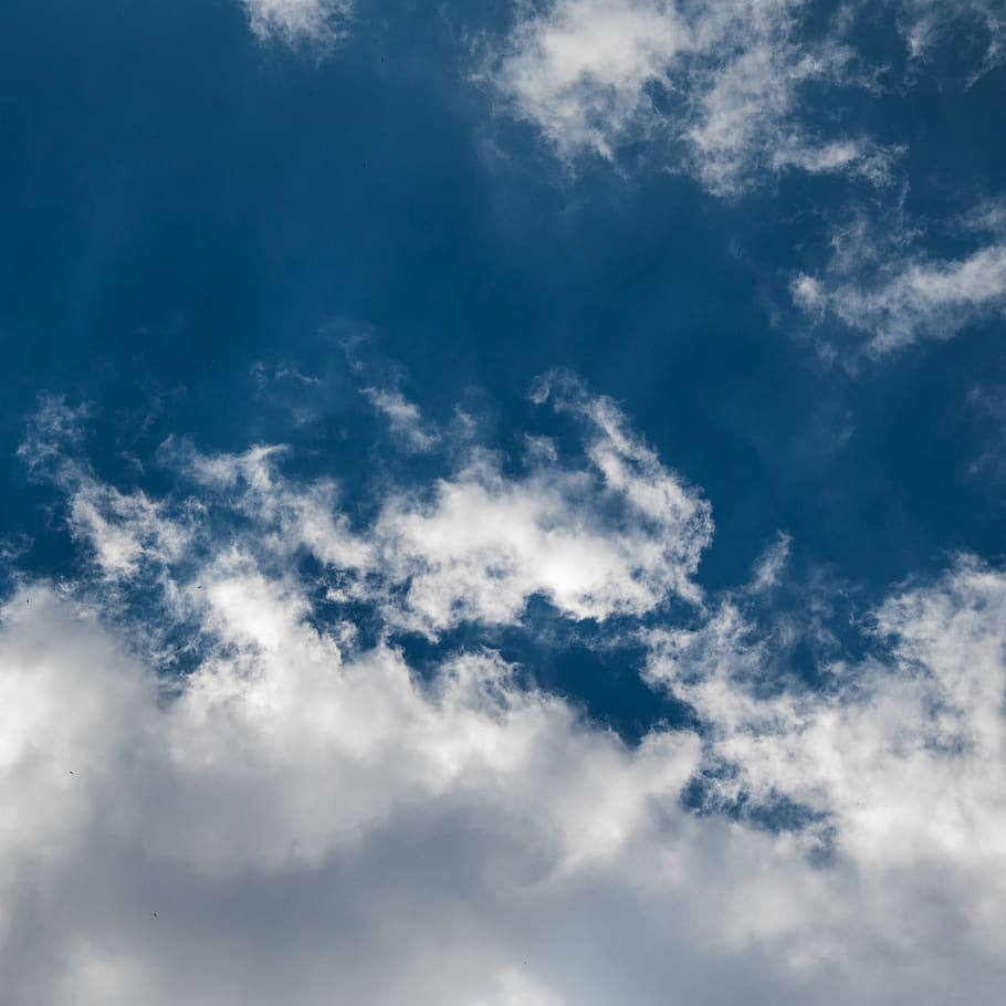 sky, cloud, blue, white, solar, summer, clouds, sunset, white clouds HD wallpaper