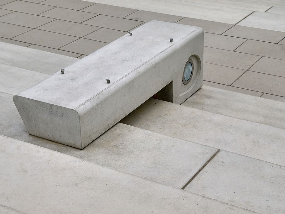 gray concrete staircase, step, architecture, stairs, sidewalk HD wallpaper