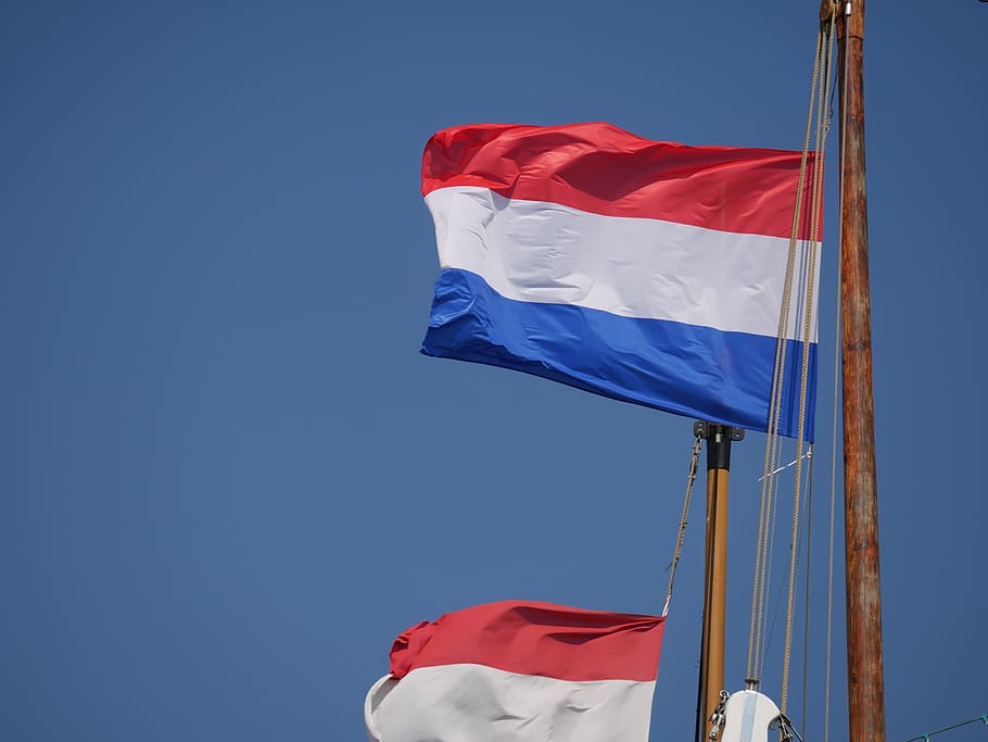 HD wallpaper: flag, netherlands, dutch flag, holland, sailing boat, waving  flag | Wallpaper Flare