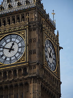 nothing, nada, none, architecture, clock tower, ornate, time HD wallpaper