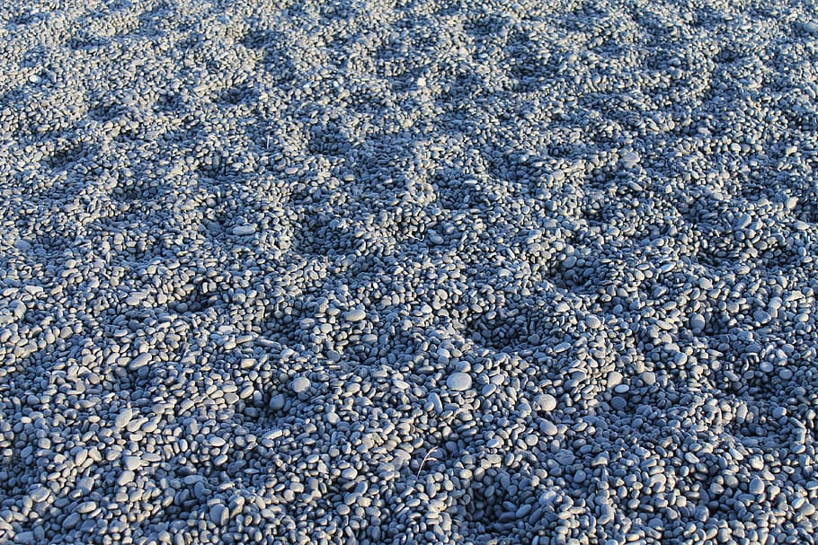 Pebble, Beach, Sea, Shadow, Stones, grey, pebble beach, hell HD wallpaper