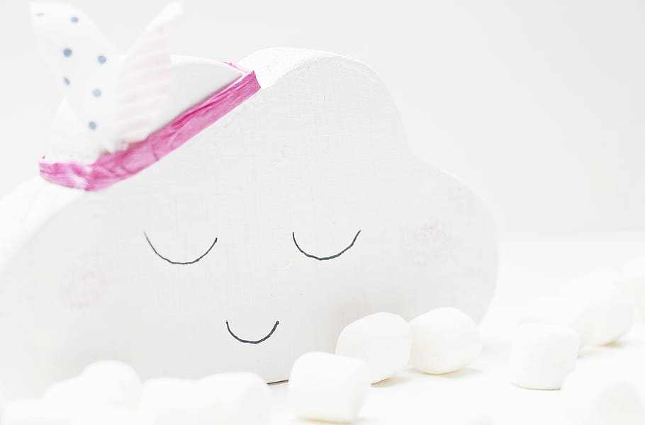cloud-shaped white wooden frame, white cloud, cutout, decor HD wallpaper