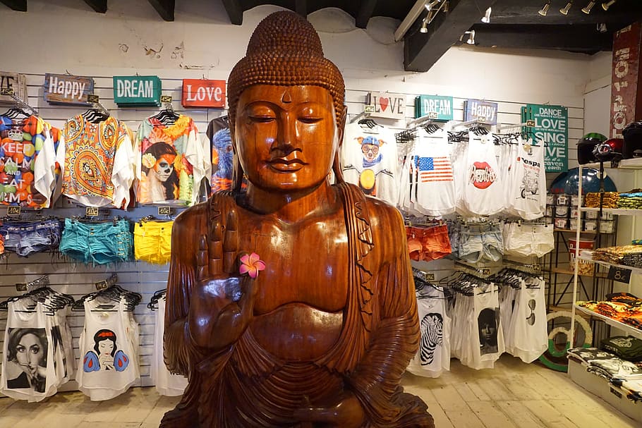 Buddha, Statue, Woods, Memory, Shopping, music, asia, buddhism HD wallpaper