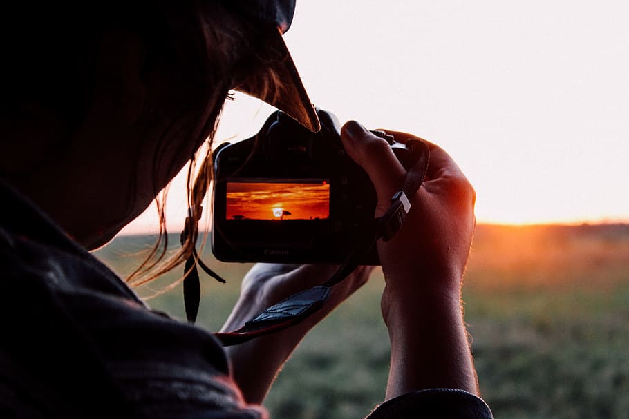 sunset, sunrise, blur, camera, dslr, photography, photogapher HD wallpaper