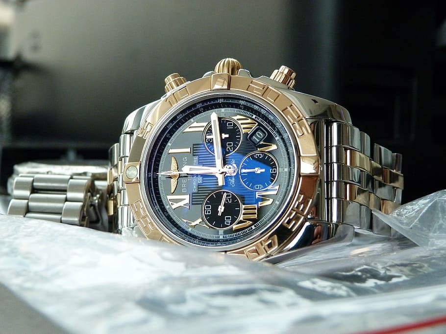 watch, breitling, to watch, male, accessories, arm clock, wristwatch, HD wallpaper