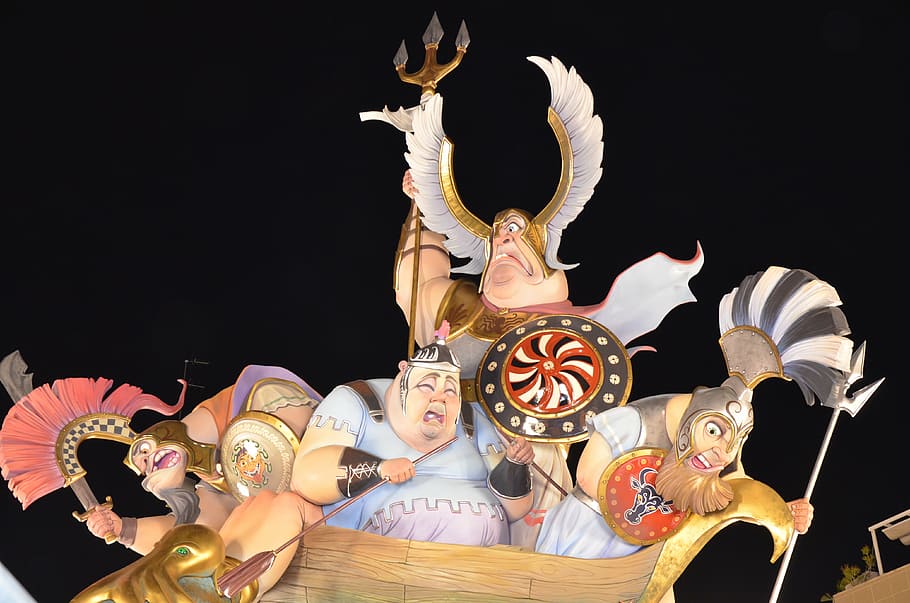 carnival, failures, valencia, 2015 failures, group of people HD wallpaper
