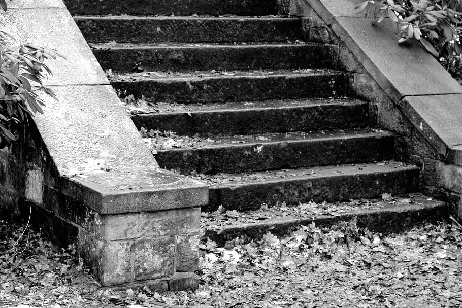 Stairs, Stone, Stairway, stone stairway, gradually, emergence