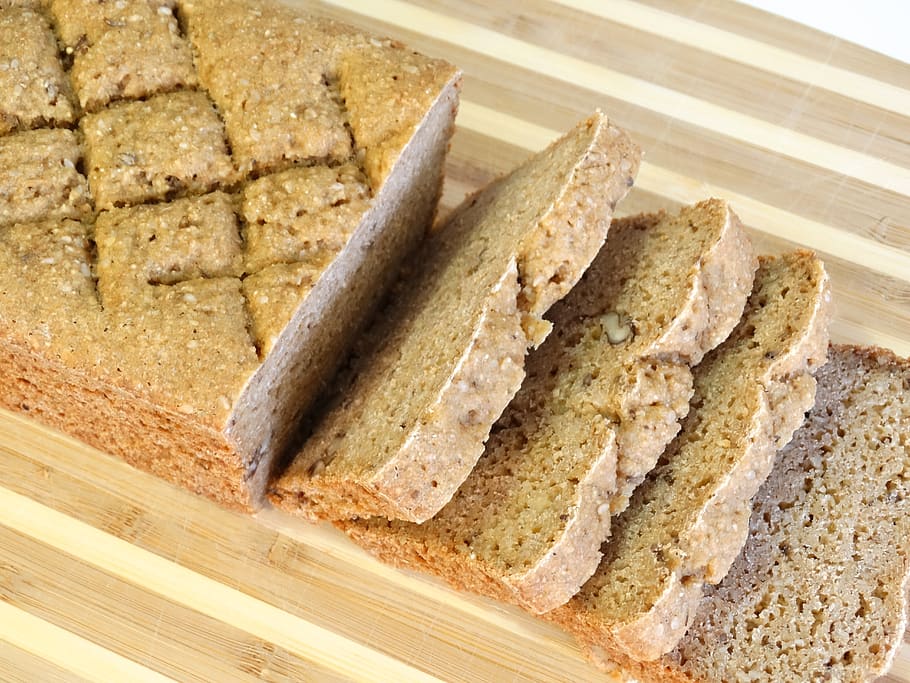 bread, bread physical, bread slices, food, food and drink, freshness HD wallpaper