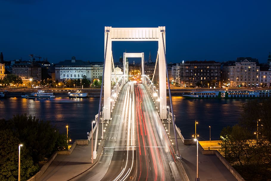 architecture, building, infrastructure, bridge, sea, ocean HD wallpaper