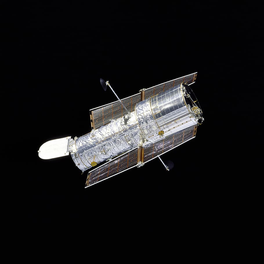 space, satellite, dark, black, science, black background, studio shot HD wallpaper