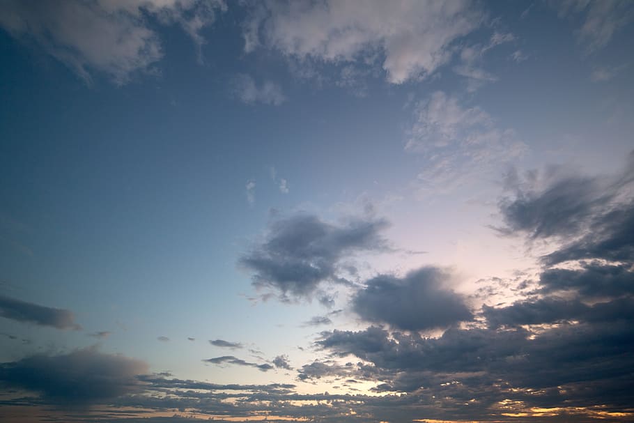 Nimbus Cloud Illustration, cloudiness, clouds, dawn, daylight HD wallpaper