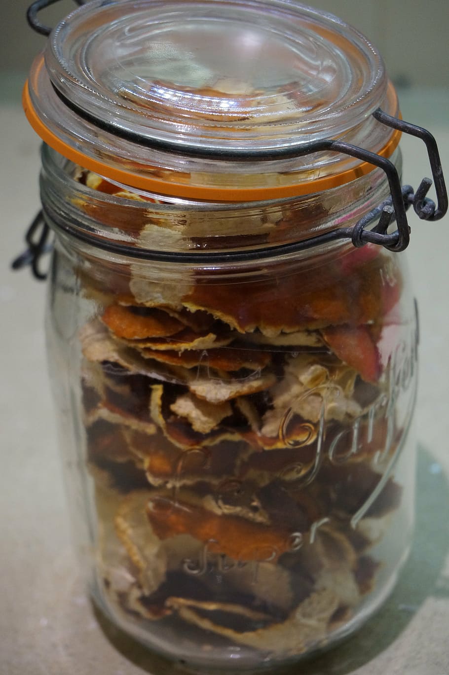 tangerine, peel, dried, jar, glass - material, container, food and drink HD wallpaper