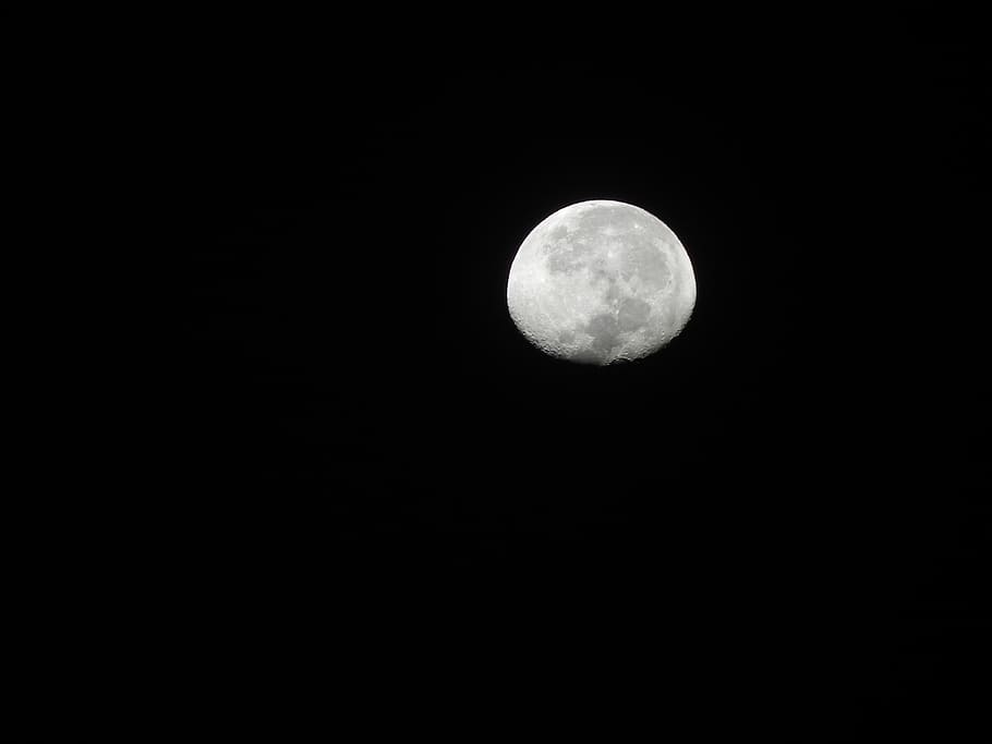 moon, satelite, night sky, space, astronomy, beauty in nature HD wallpaper