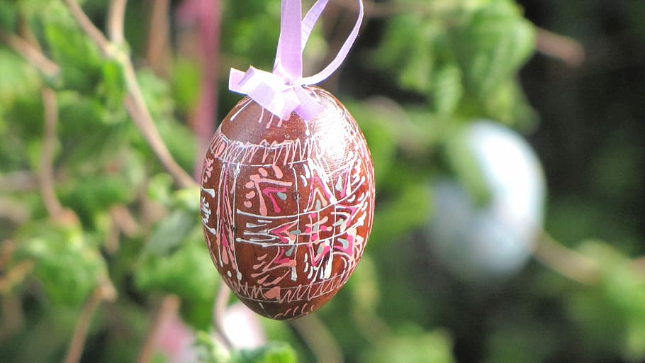 easter, egg, painted egg, easter eggs, tree decorations, colorful HD wallpaper