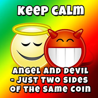 opposites, angel, devil, gut, dear, contrary, man, woman, equality HD wallpaper