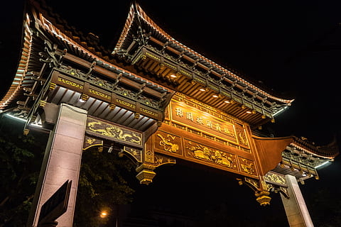 China, Shanghai, Architecture, traditional, garden, chinese HD wallpaper