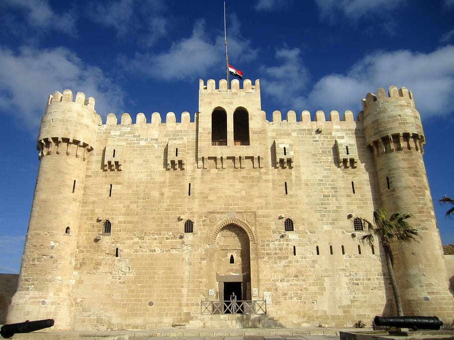 Bey Citadel in Alexandria, Egypt, architecture, building, photos