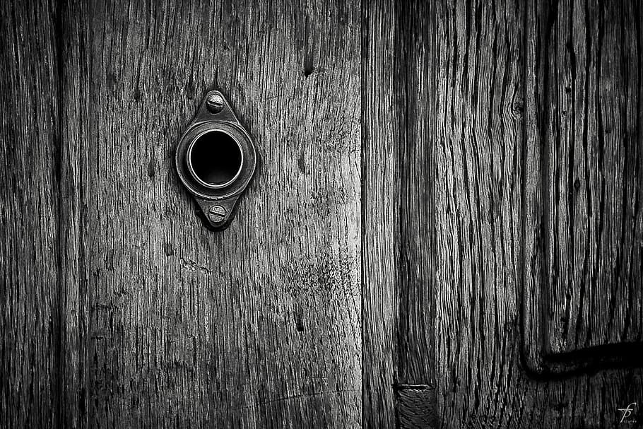 door, keyhole, design, lock, doorway, enter, wooden, wood - Material HD wallpaper