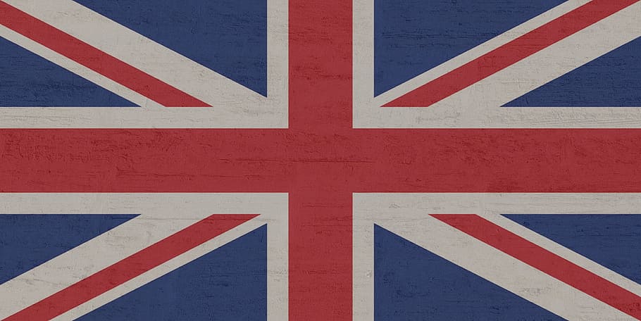 united kingdom, flag, full frame, white color, striped, red HD wallpaper