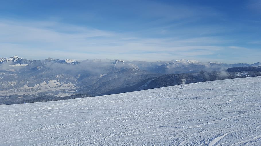 ski, runway, tyrol, winter, skiing, snow, winter sports, cold HD wallpaper