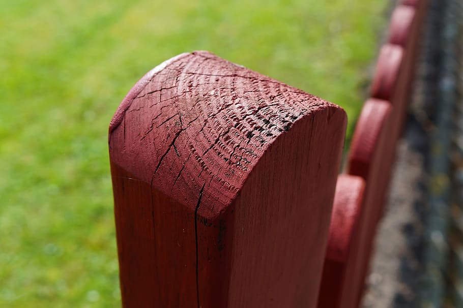 fencing, cornerstone, paling, limit, wood, red brown, property HD wallpaper