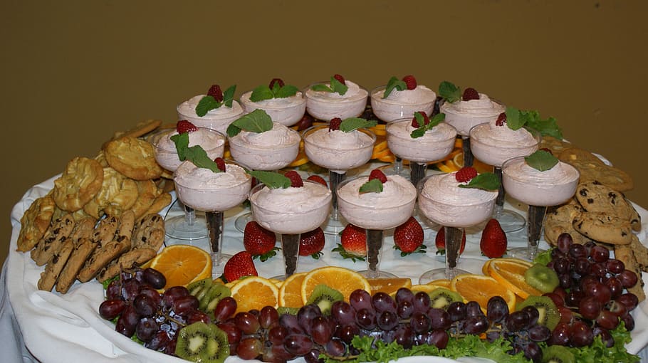 Catering, Fruit, Display, Dessert, sweet food, food and drink HD wallpaper