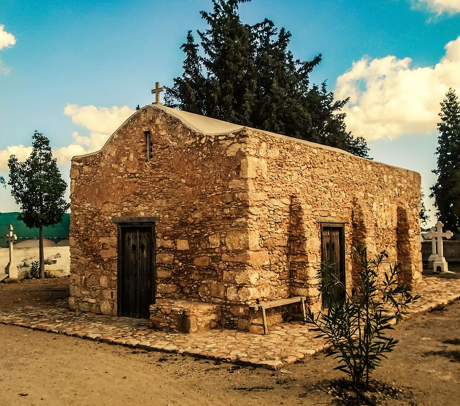 cyprus, avgorou, chapel, architecture, built structure, building exterior HD wallpaper