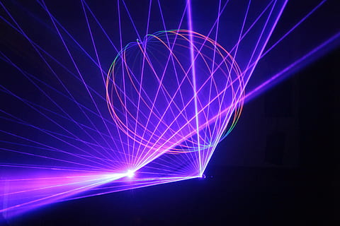 laser light show background