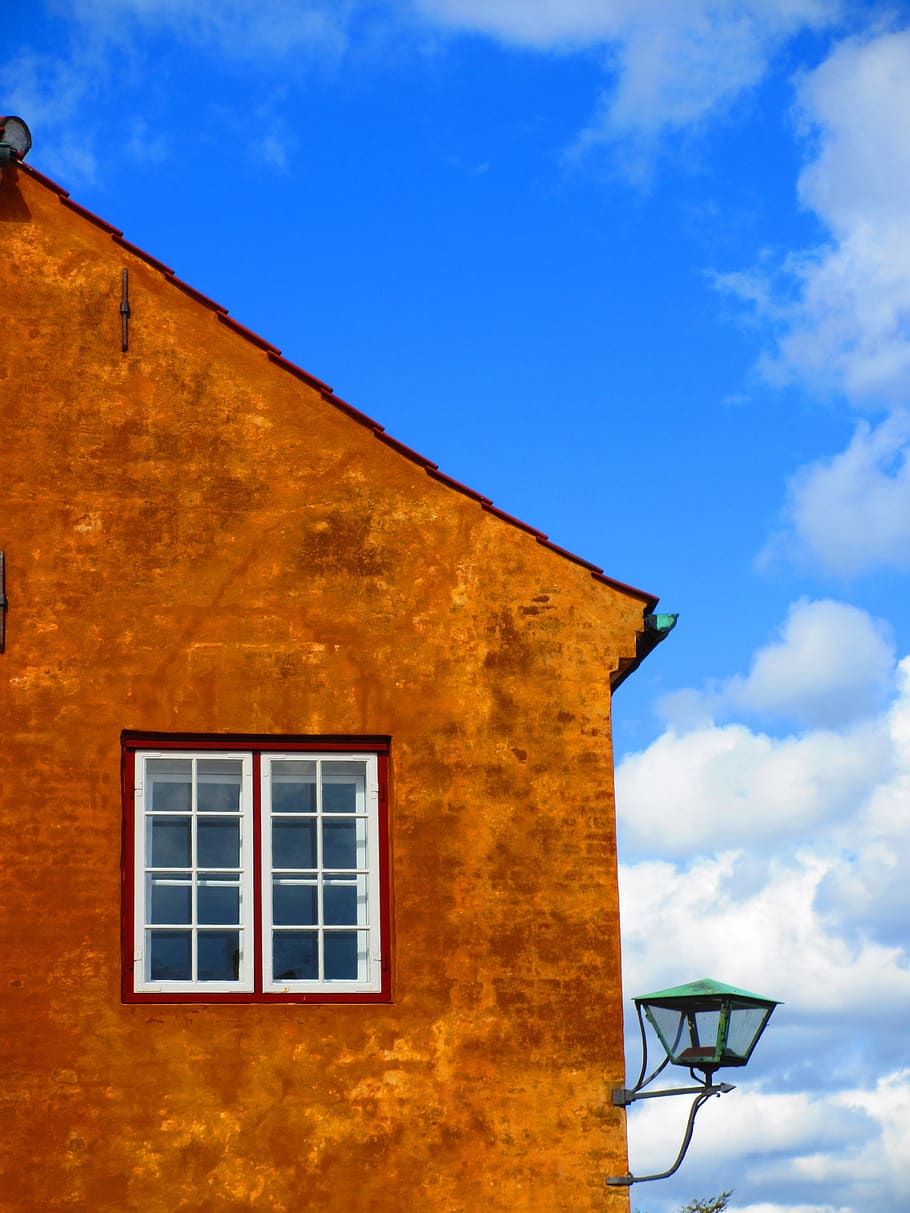 sky, house, architecture, denmark, window, built structure HD wallpaper