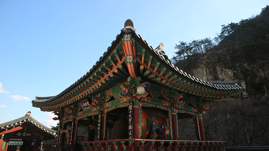 shrine, travel, structure, top, sky, built structure, building exterior HD wallpaper