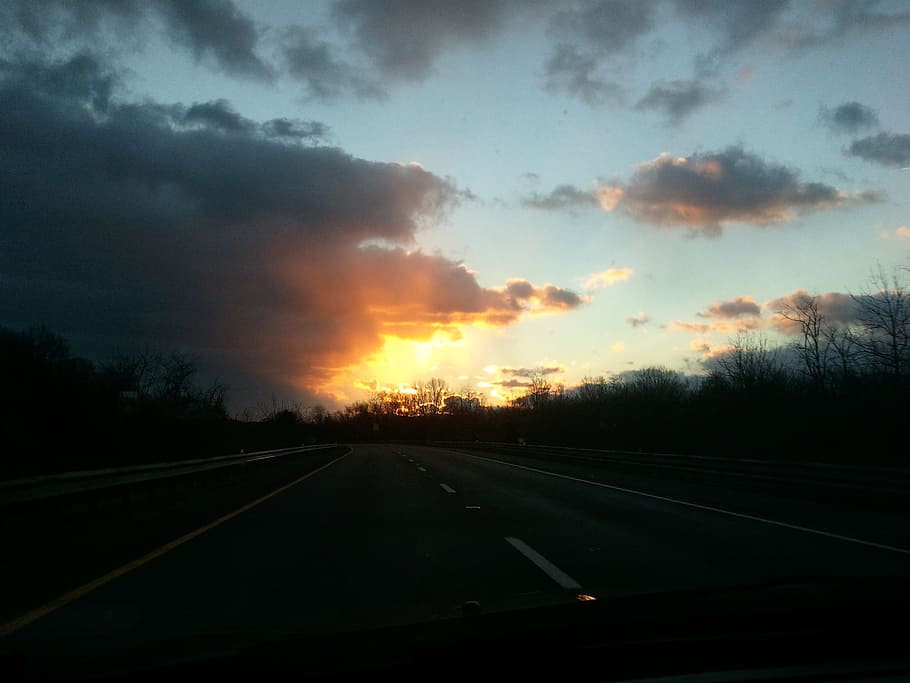 light, dark, sun, sky, shine, nature, glow, sunshine, cloudy HD wallpaper