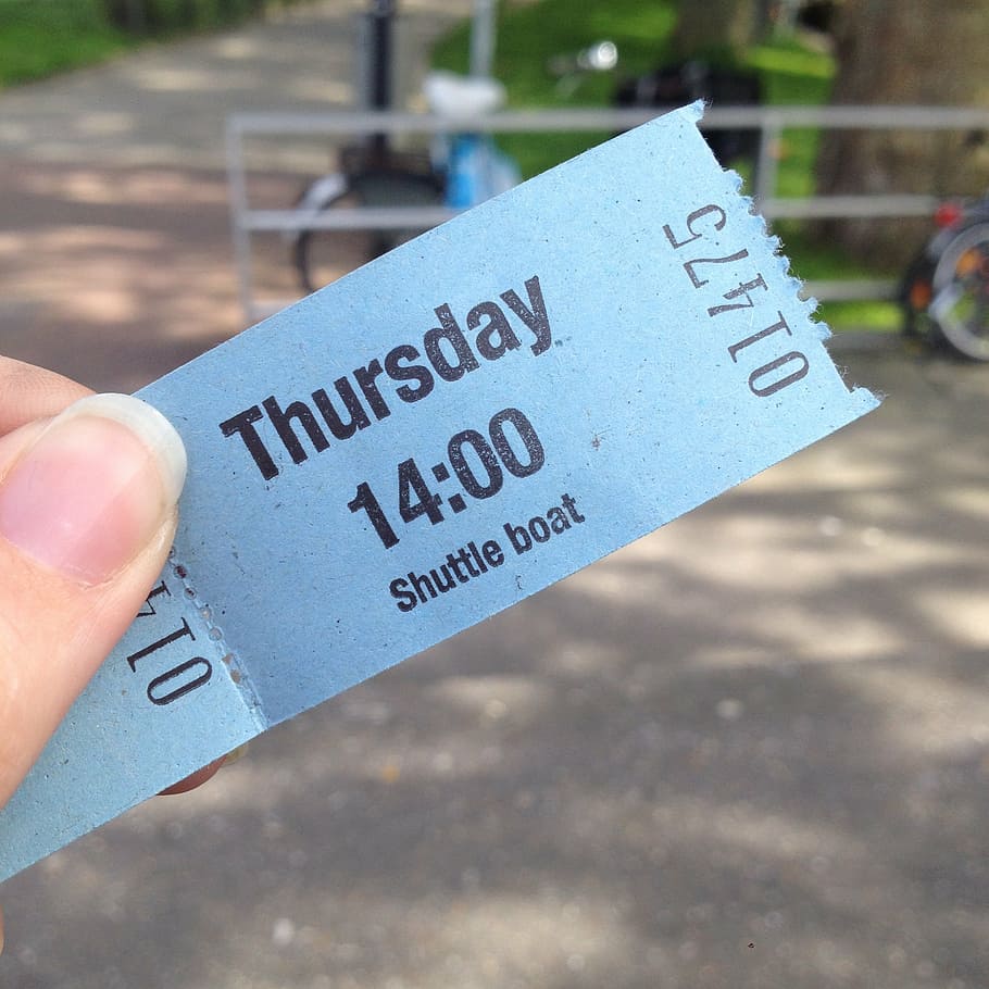 Thursday shuttle boat ticket, entry, focus, coupon, cinema, entertainment