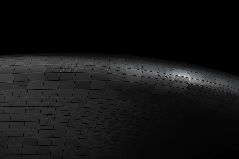 untitled, black, curves, lines, dark, architecture, design HD wallpaper