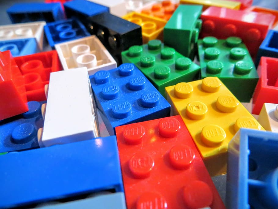 interlocking block toy lto, lego, multicolor, bricks, game, children, HD wallpaper