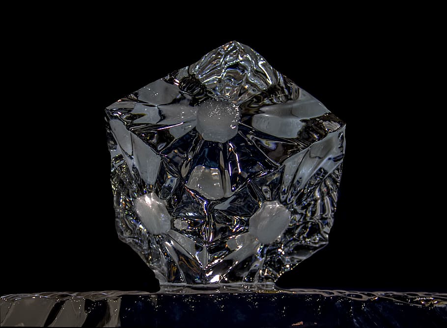 Cube, Ice, Diamond, gemstone, jewelry, crystal, shiny, luxury HD wallpaper